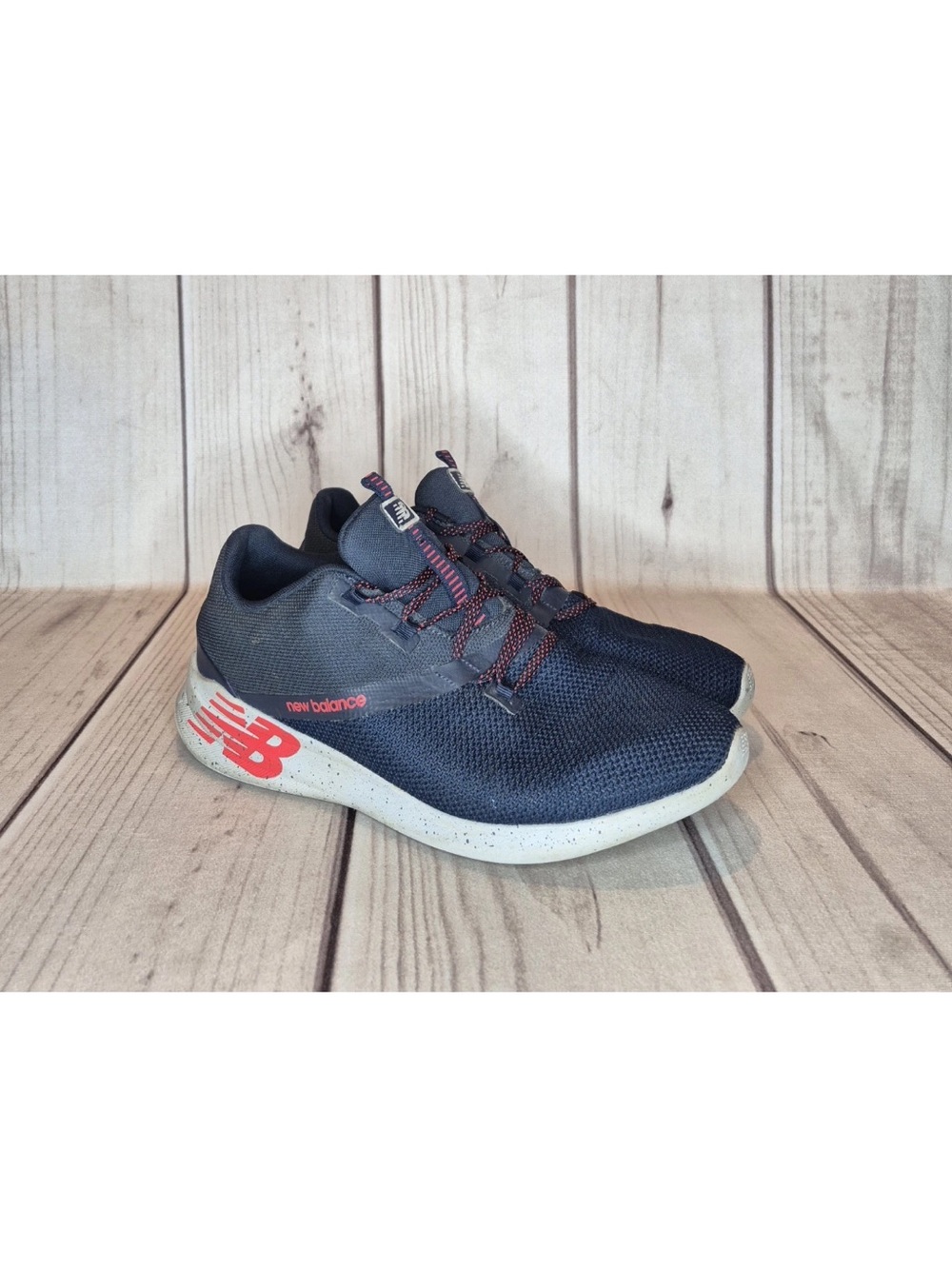 New Balance MDRNRP1 Mens Size 12 4E Wide Navy Blue / Red - Speckled Shoes